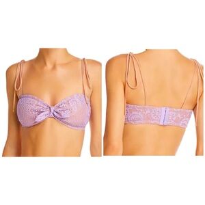 For Love & Lemons Valentina Lace Bra Top XS